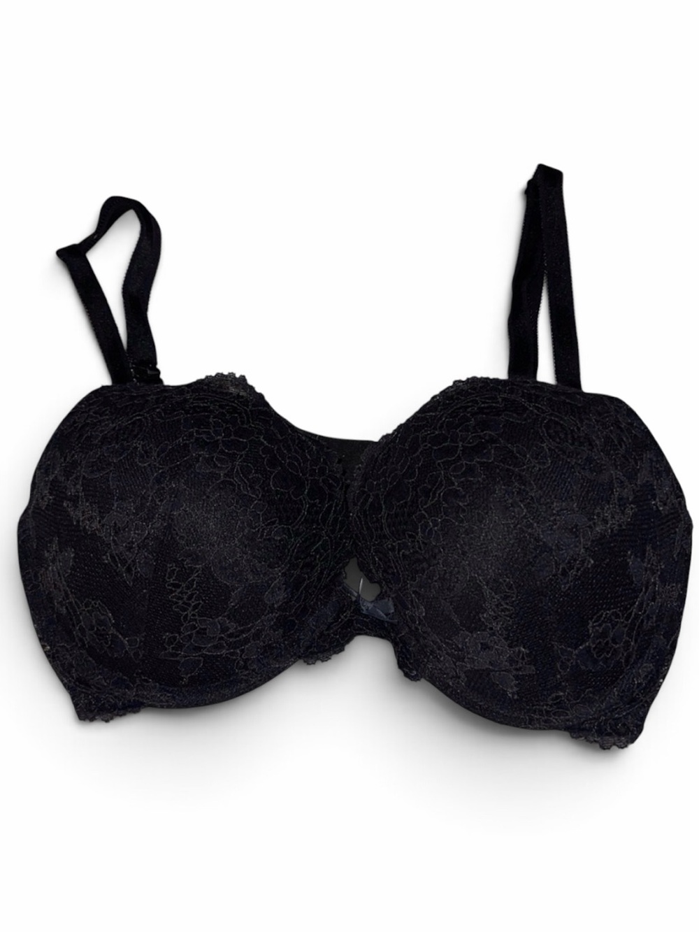 Women's Victoria Secret Black Lace Push-Up Bra 34D